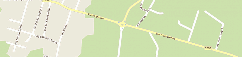 Mappa della impresa caon mario a VILLA DEL CONTE