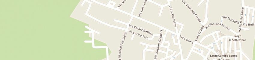 Mappa della impresa campanari onoranze funebri (snc) a TUSCANIA