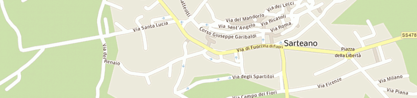 Mappa della impresa banca valdichiana credito coop tosco-umbro a SARTEANO