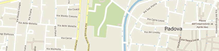 Mappa della impresa 5 direzione genio militare a PADOVA