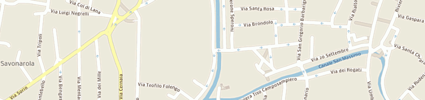 Mappa della impresa zelcom di zambelli ing vittorio e c sas a PADOVA