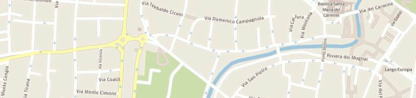 Mappa della impresa cooperativa archeosub metamauco soc a rl a PADOVA