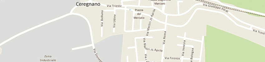 Mappa della impresa pavarin damiano a CEREGNANO