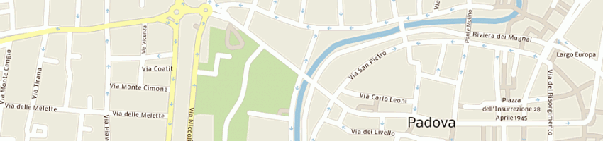 Mappa della impresa farmacia tocchetto dssa anna a PADOVA