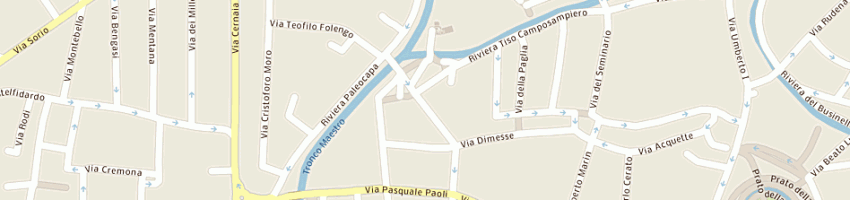 Mappa della impresa fioreria alla specola luigi a PADOVA