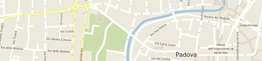 Mappa della impresa elindro renato a PADOVA