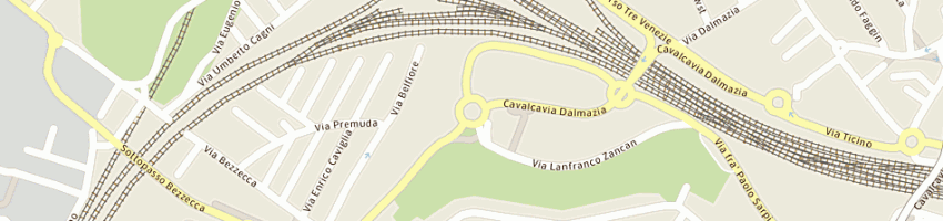 Mappa della impresa d piu' discount - dial srl a PADOVA