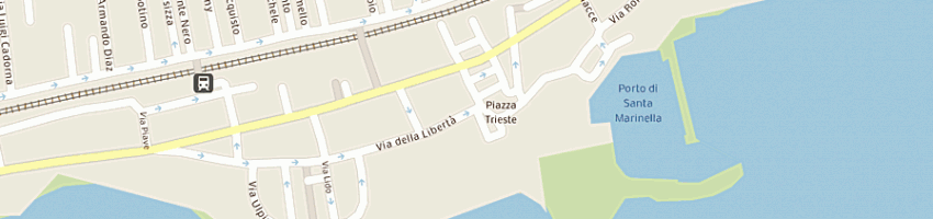 Mappa della impresa caleo pier andrea a SANTA MARINELLA