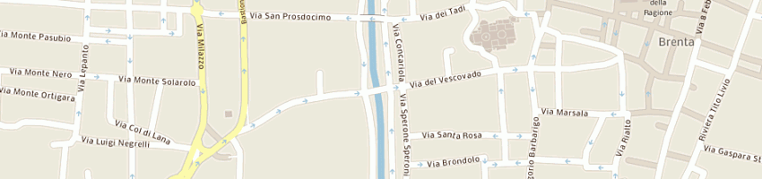 Mappa della impresa varnier a PADOVA