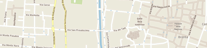 Mappa della impresa consul data snc di maran luciano e silvia a PADOVA