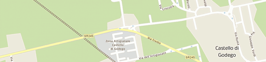 Mappa della impresa inforyou snc di ivano luison e c a CASTELLO DI GODEGO