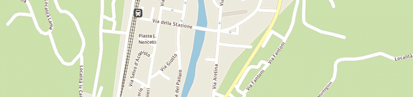 Mappa della impresa bar dolce e salato a AREZZO