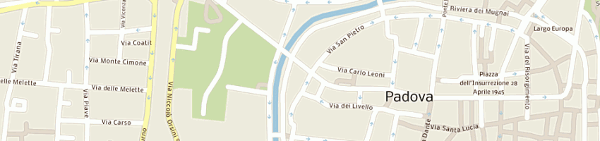 Mappa della impresa global market srl a PADOVA