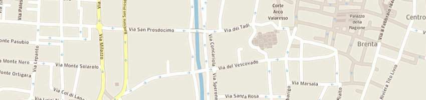 Mappa della impresa associazione donatori volontari sangue advs fratres a PADOVA
