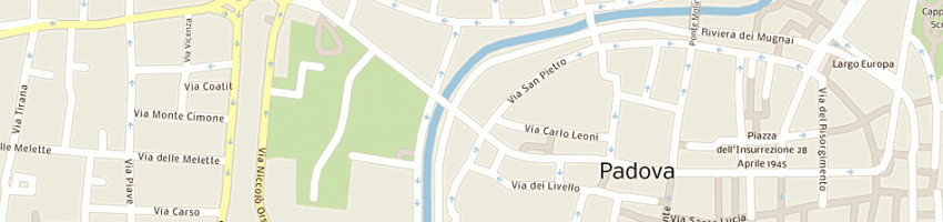 Mappa della impresa associazione sportiva gymteam a PADOVA