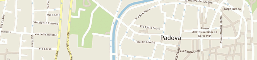 Mappa della impresa progetti e design srl a PADOVA