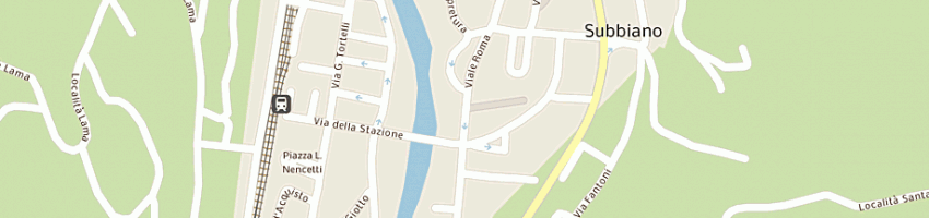 Mappa della impresa camera confederale del lavoro a SUBBIANO