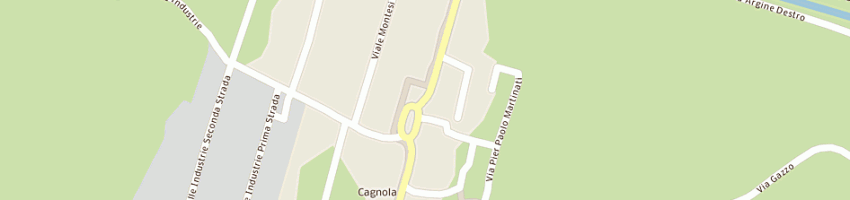 Mappa della impresa parrocchia di cagnola a CARTURA
