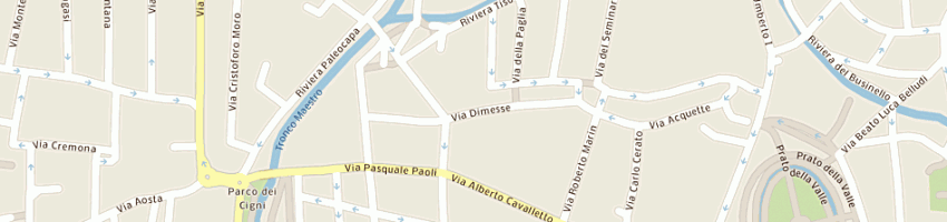 Mappa della impresa casa secolare delle dimesse a PADOVA