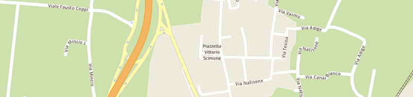 Mappa della impresa parrucchiere doppia immagine di luisetto cristina e pintonello simonetta (snc) a PADOVA