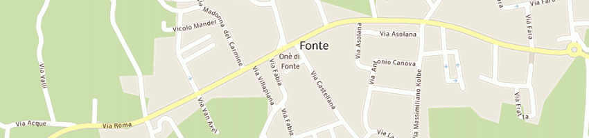 Mappa della impresa falegnameria flli dal mina di dal mina gino e c snc a FONTE