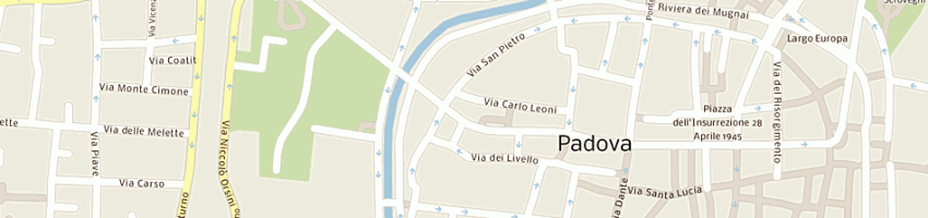 Mappa della impresa alabarda finanziaria spa a PADOVA
