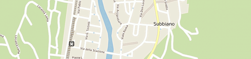 Mappa della impresa giuntini alessandro a SUBBIANO