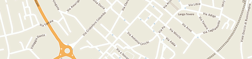 Mappa della impresa bivignanelli giovan battista a AREZZO