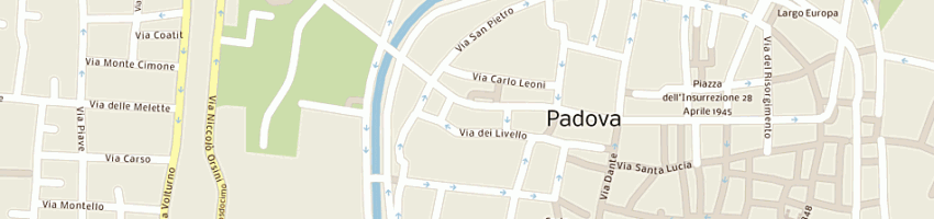 Mappa della impresa toloda snc di torresin stefano e da villi agostino e c a PADOVA