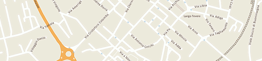 Mappa della impresa gelateria luna 4 di tarantino andrea a AREZZO