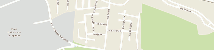 Mappa della impresa braga mario e c (snc) a CEREGNANO