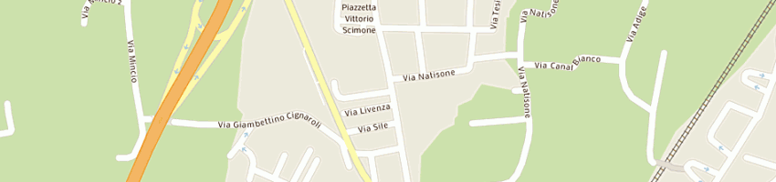 Mappa della impresa incendi adriana a PADOVA