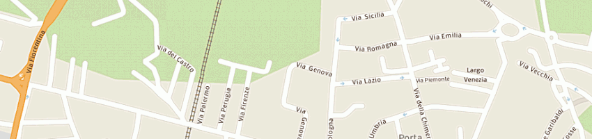 Mappa della impresa autofficina genova srl a AREZZO