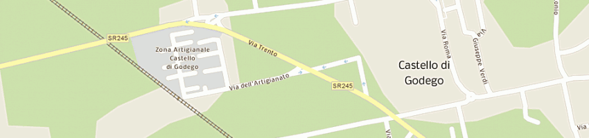 Mappa della impresa exp srl a CASTELLO DI GODEGO