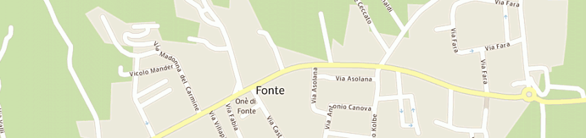 Mappa della impresa cecchini roberto a FONTE