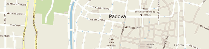 Mappa della impresa rigato comunicazione sas di ornella rigato e c a PADOVA