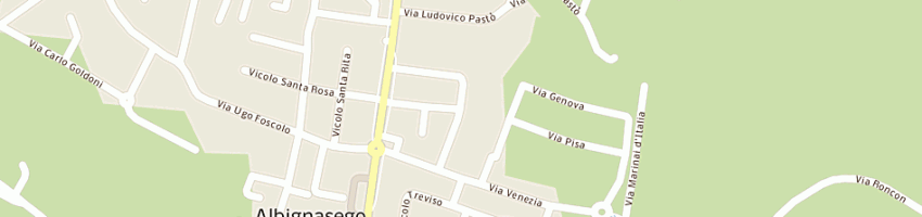 Mappa della impresa laboratorio odontotecnico albignasego (srl) a ALBIGNASEGO