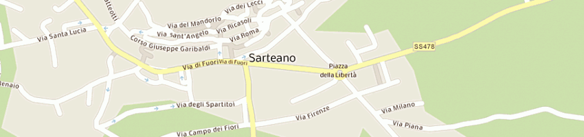 Mappa della impresa ricci e capricci di morellini cinzia a SARTEANO