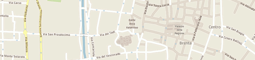Mappa della impresa al miracolo sas di gomiero luciano e c a PADOVA