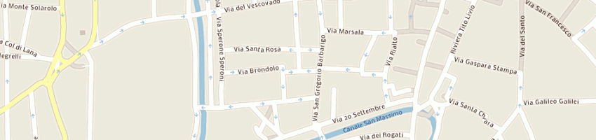 Mappa della impresa quantia di unterholzner enrico a PADOVA