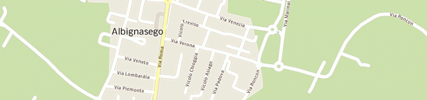 Mappa della impresa biasiolo fausto a ALBIGNASEGO