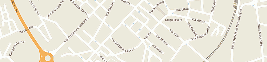 Mappa della impresa arezzo watch pfp srl a AREZZO