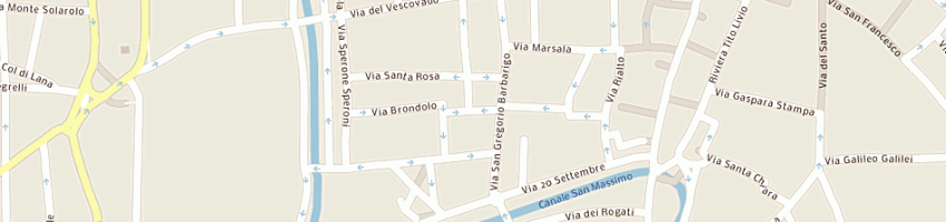 Mappa della impresa veneta servizi di luca bortoli e c snc a PADOVA