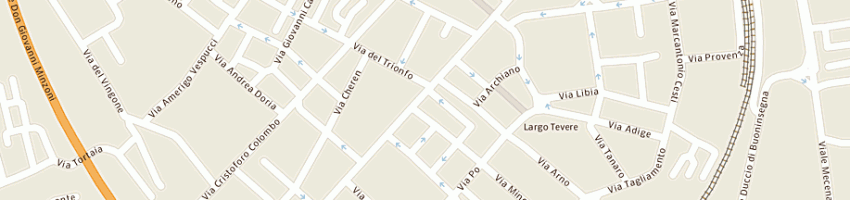 Mappa della impresa mobili lazzeri p luigi a AREZZO