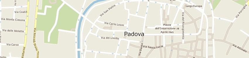 Mappa della impresa magistrato alle acque a PADOVA