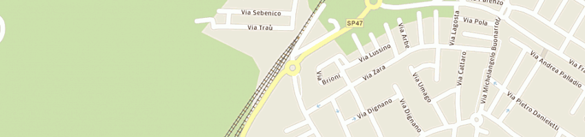 Mappa della impresa treviso import di burlini stefano a PADOVA