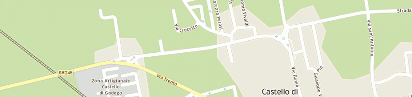 Mappa della impresa baggio emilio a CASTELLO DI GODEGO