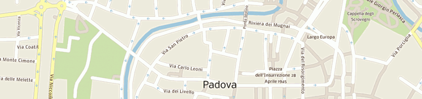 Mappa della impresa lamberti srl a PADOVA
