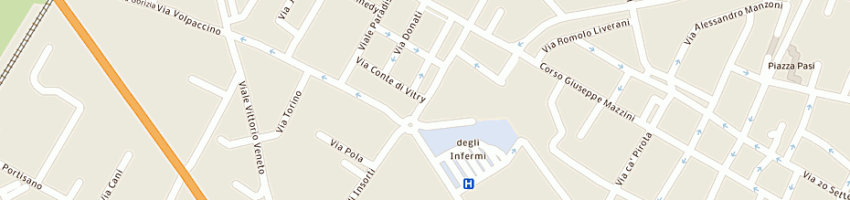 Mappa della impresa bertoni snc di bertoni giacomo e c a FAENZA