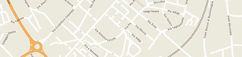 Mappa della impresa ars et labor di platania margherita e mazzeschi maria snc a AREZZO